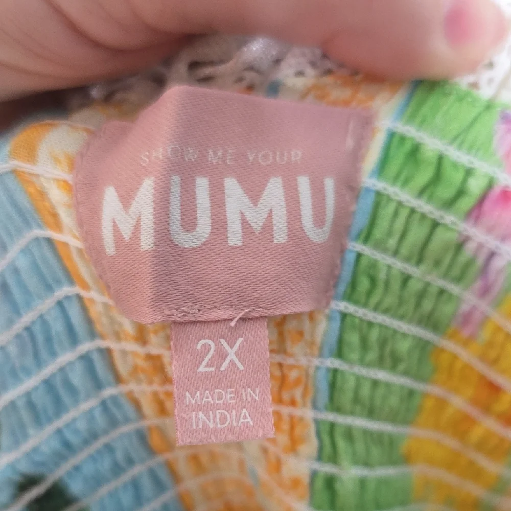 Show Me Your Mumu Peyton Maxi Dress Country Bouquet Floral Patchwork & Lace 2XL - Picture 4 of 12